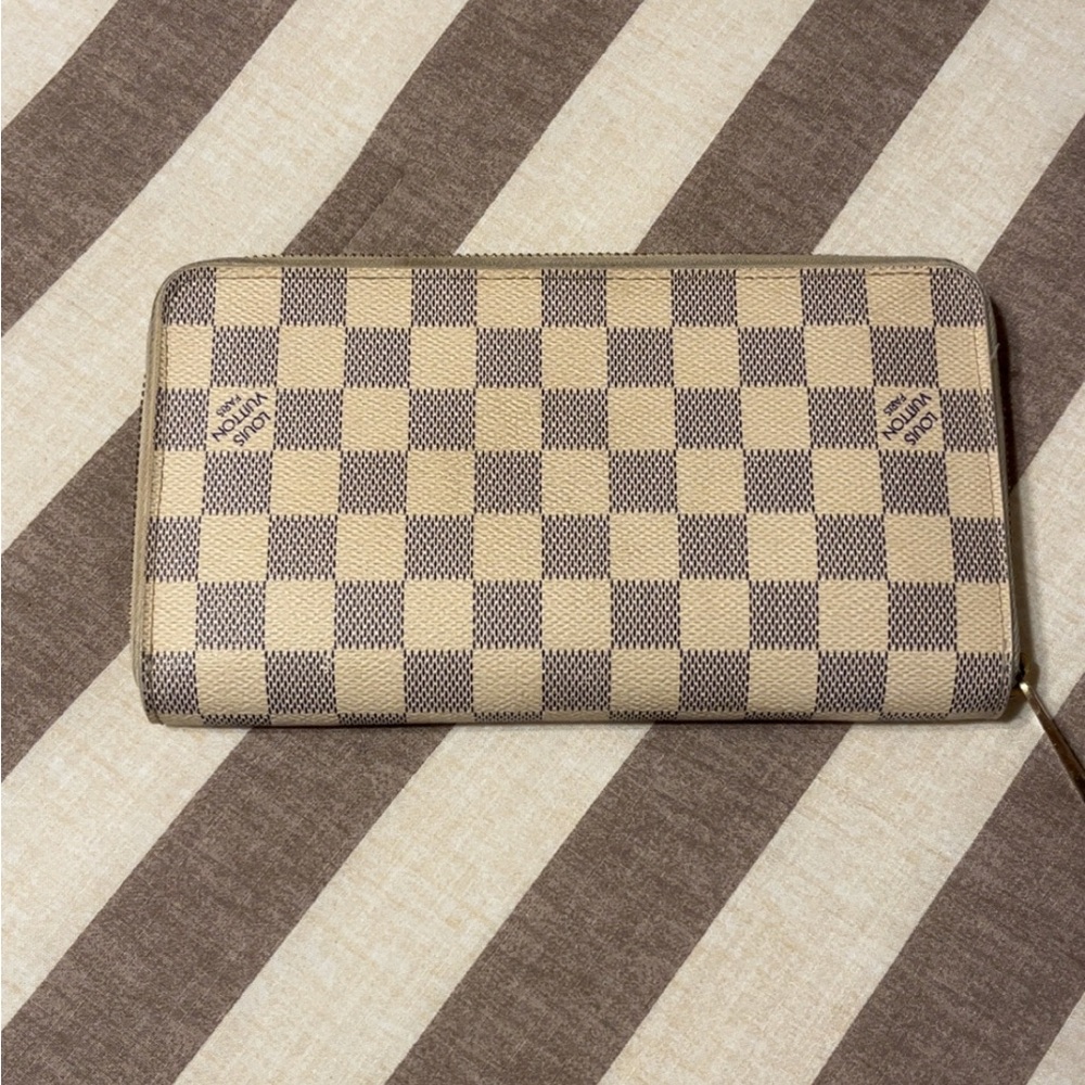 Louis Vuitton Damier Azur Checkered Wallet